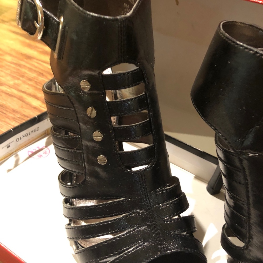 Too cute Black Harley Davidson heels